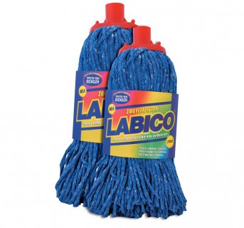 Blue yarn mop LABICO