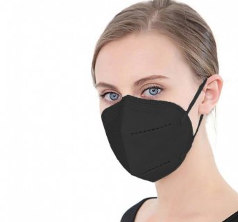 Μάσκα Προστασίας Μιας Χρήσης FFP2 NR Μαύρη 20 τεμ