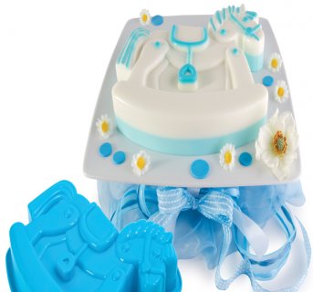Silicon mould Baby Shower